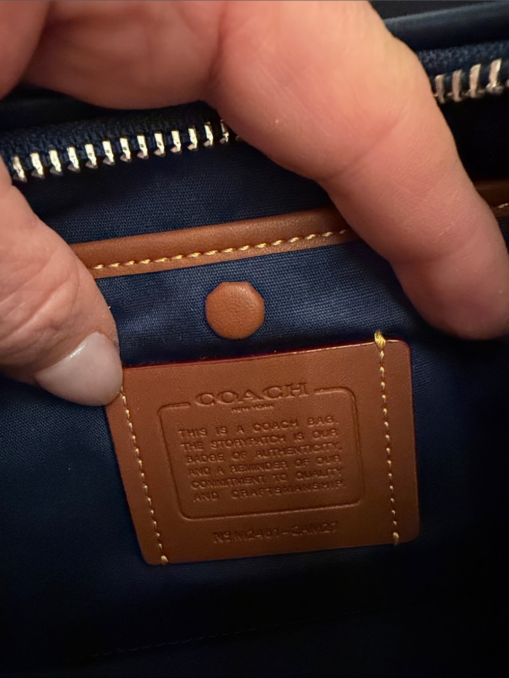 Coach Juliet Shoulder Bag 25 In Signature Denim - Picture 3 of 7